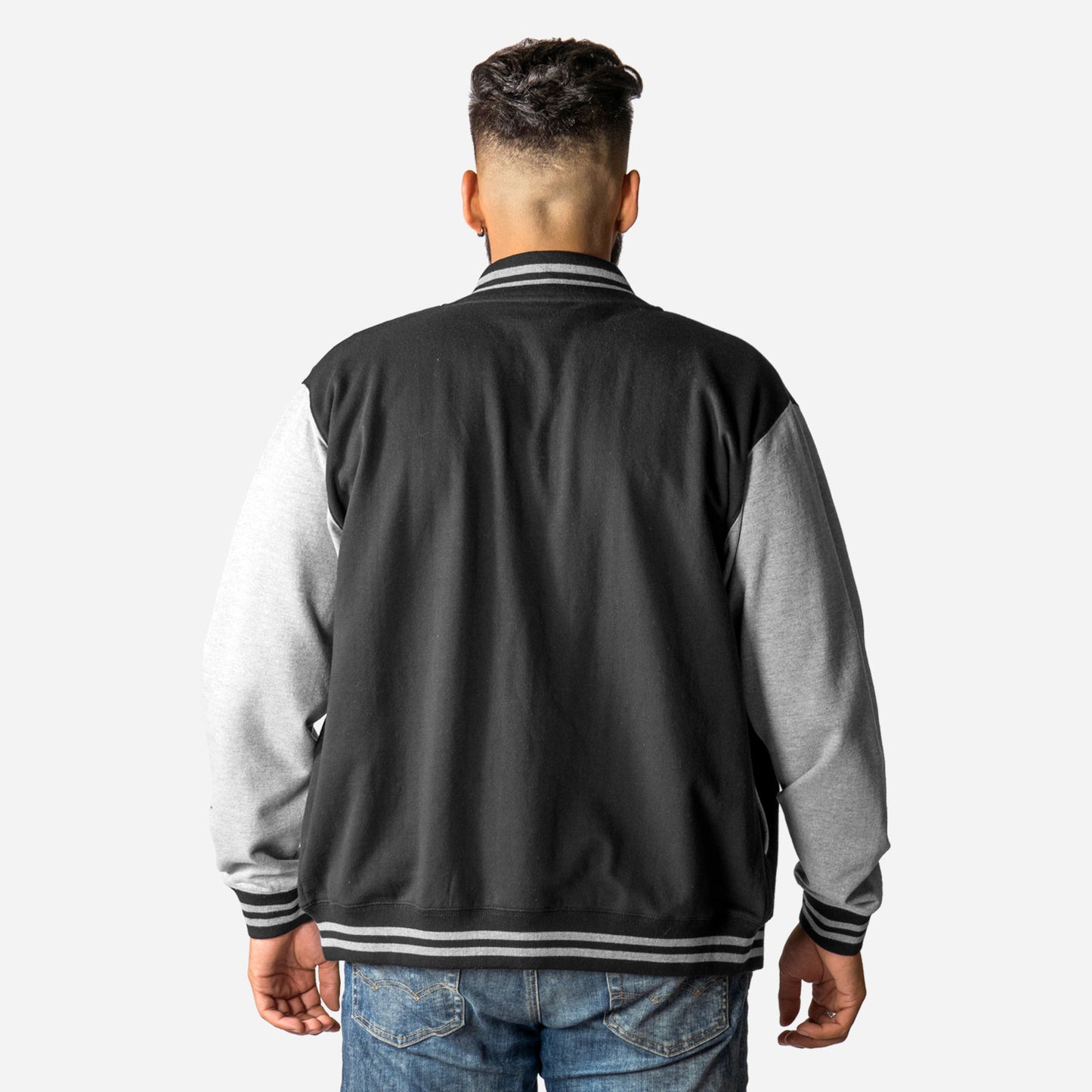 T2001 | UNISEX FLEECE VARSITY JACKET