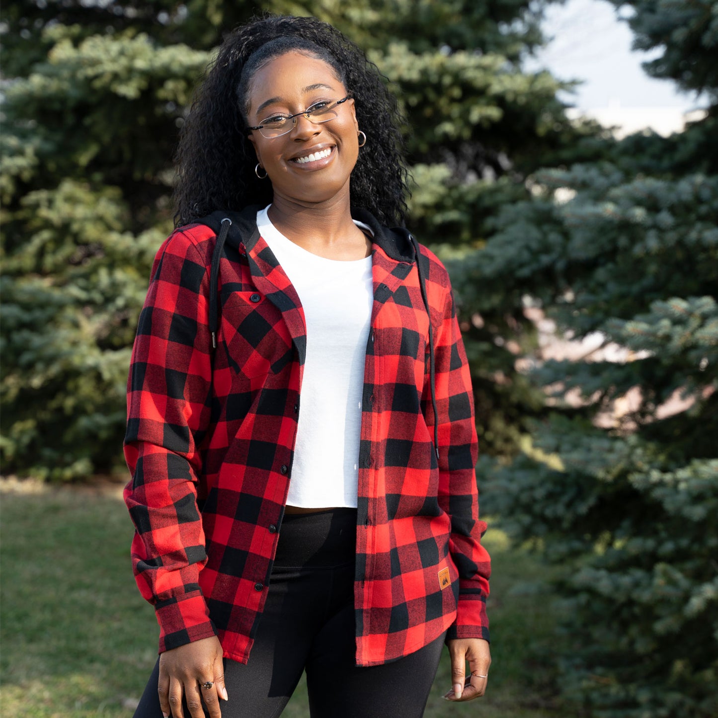 T4000 | UNISEX FLANNEL HOODY