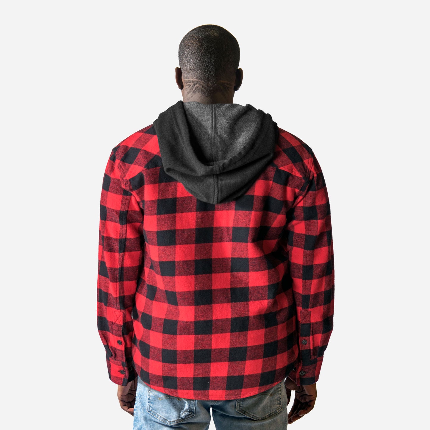 T4000 | UNISEX FLANNEL HOODY