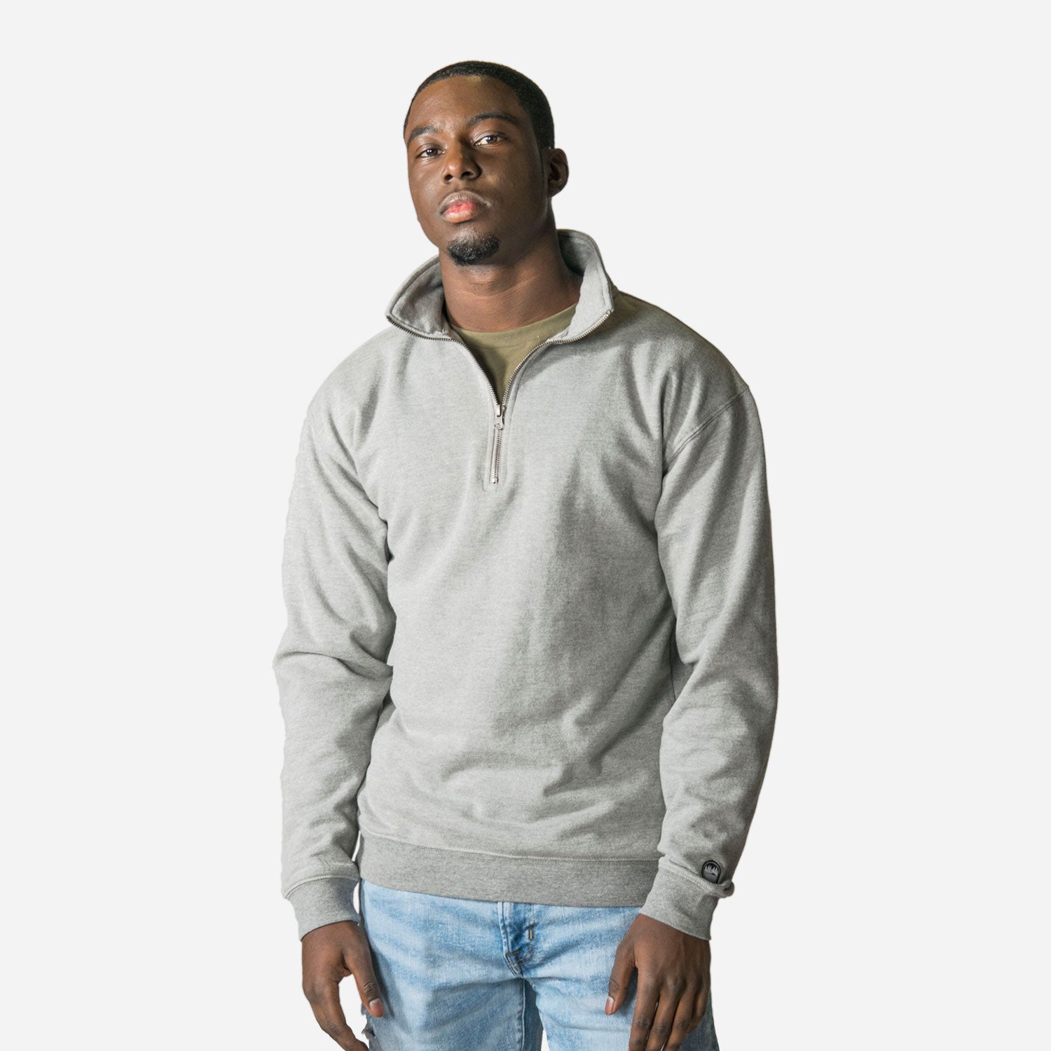 Zip on sale up pullover