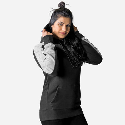 T2002 | UNISEX FLEECE COLOURBLOCK HOODY